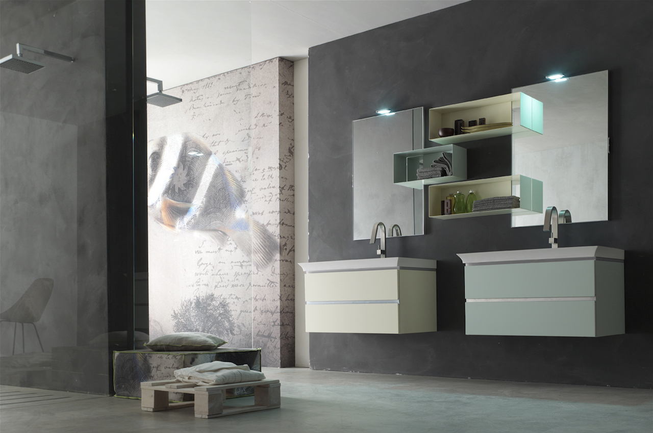 Bagno scandinavo : interior design per la casa.