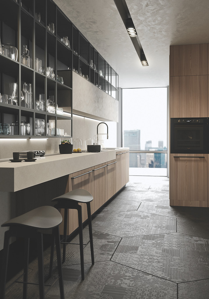 Opera di snidero: architettura in cucina Cucina 240