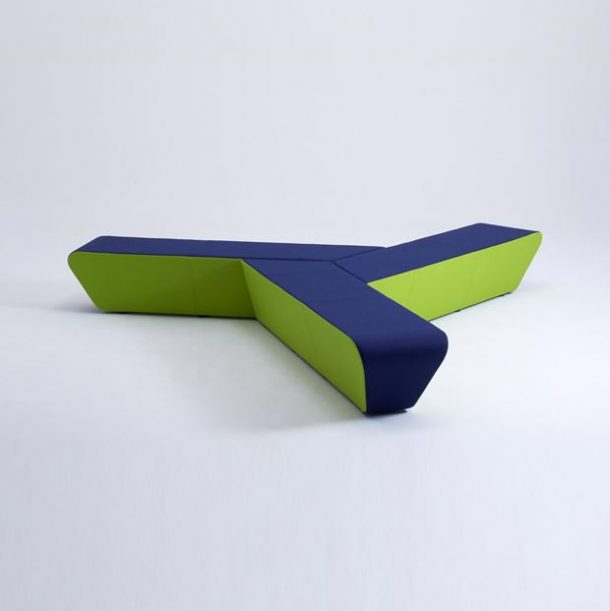 Runway, il pouf dalle composizioni infinite