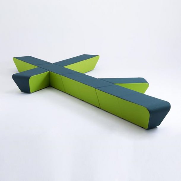 Runway, il pouf dalle composizioni infinite