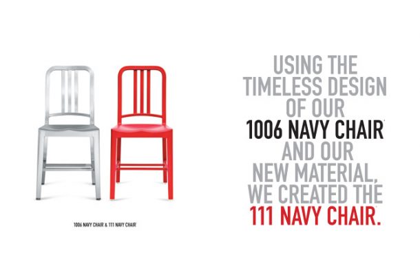 111 Navy Chair by Emeco