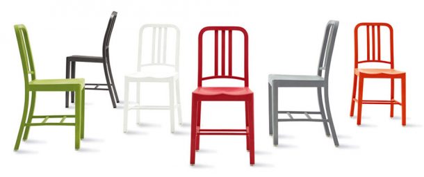 111 Navy Chair by Emeco
