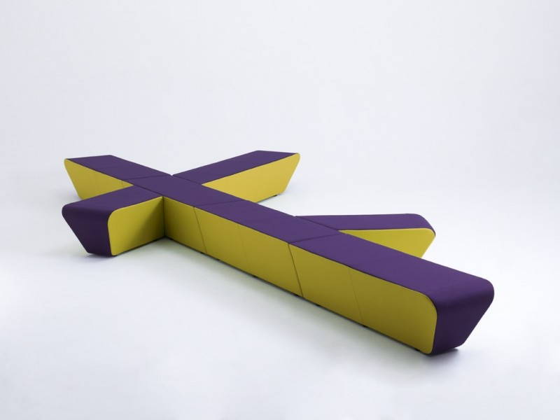 Runway, il pouf dalle composizioni infinite