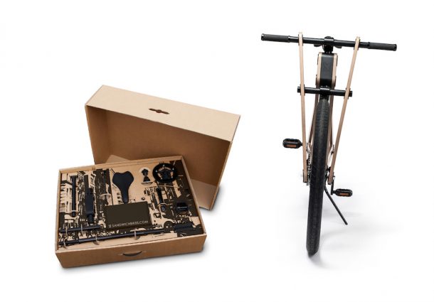 Sandwichbike, la bici in scatola
