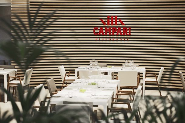 Il ristorante Villa Campari a Sesto S. Giovanni (MI)