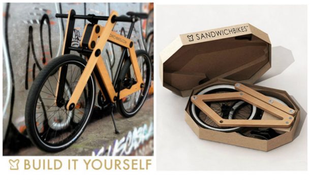 Sandwichbike, la bici in scatola