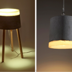 CONCRETE LAMP: PARALUMI IN CEMENTO E SILICONE