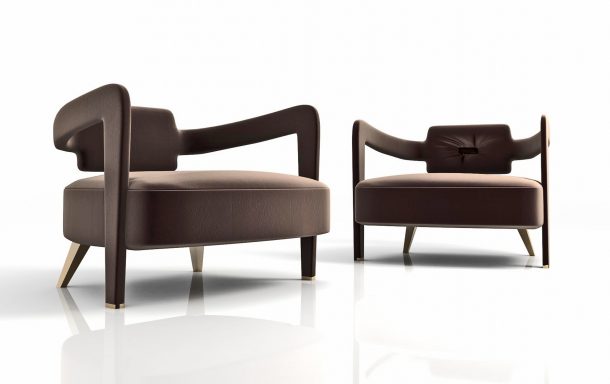 Jackie armchair by Nube