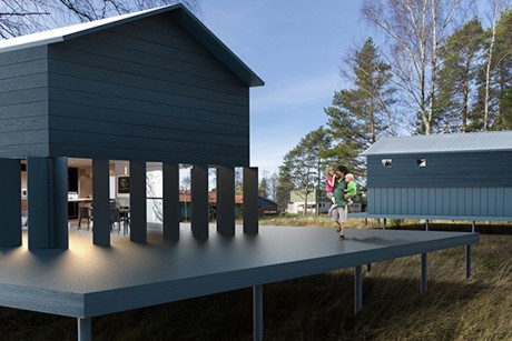 UN MODULO ABITATIVO IN STILE SCANDINAVO