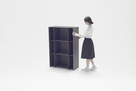 nendo nest shelf