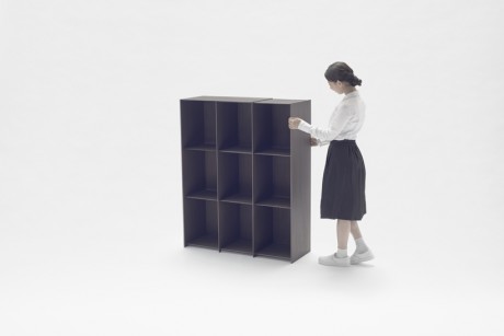 nendo nest shelf