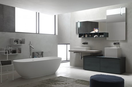 obili da bagno La Fenice di Arcom in rovere nodato