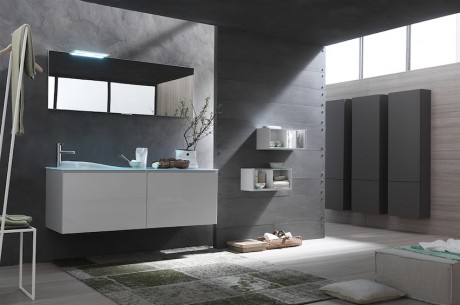 obili da bagno La Fenice di Arcom in rovere nodato