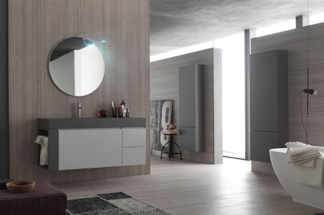 obili da bagno La Fenice di Arcom in rovere nodato