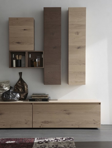 obili da bagno La Fenice di Arcom in rovere nodato