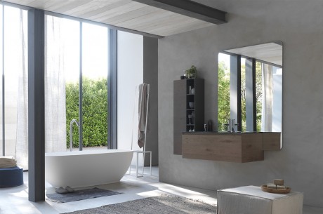 obili da bagno La Fenice di Arcom in rovere nodato