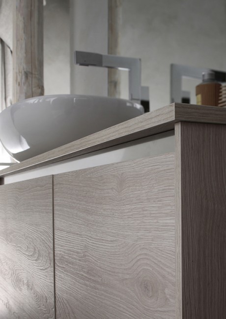 I mobili da bagno E.Gò Nodo della serie AK di Arcom