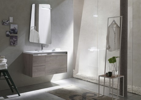 I mobili da bagno E.Gò Nodo della serie AK di Arcom