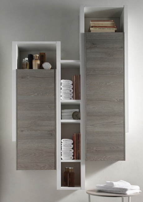 I mobili da bagno E.Gò Nodo della serie AK di Arcom