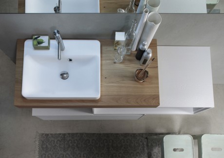 I mobili da bagno E.Gò Nodo della serie AK di Arcom