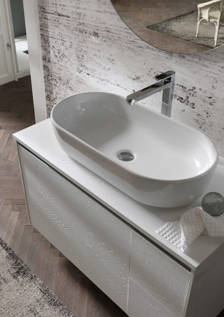 I mobili da bagno E.Gò Nodo della serie AK di Arcom