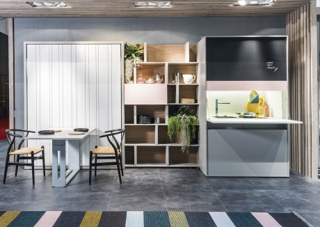 la cucina monoblocco Kitchen Box di Clei