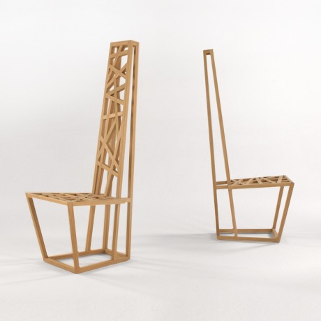 Due mobili scultura disegnati da Samuel Chan