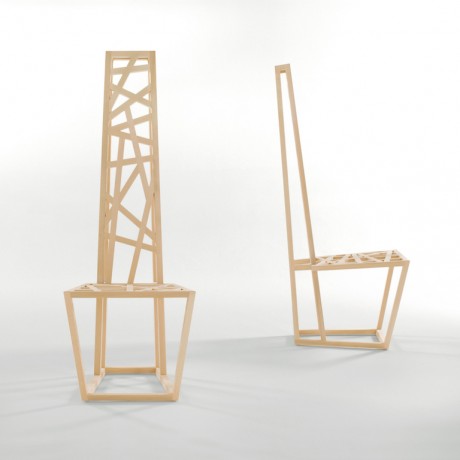 Due mobili scultura disegnati da Samuel Chan