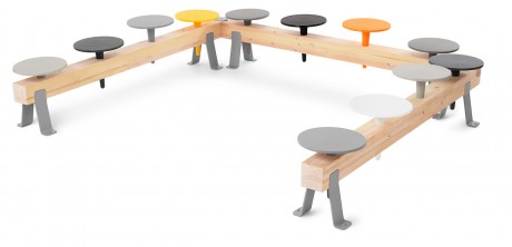 Peg, la panca personalizzabile di Mathieu Gustafsson per Nola