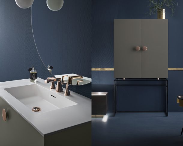 Collezione arredo bagno Maori. Cerasa