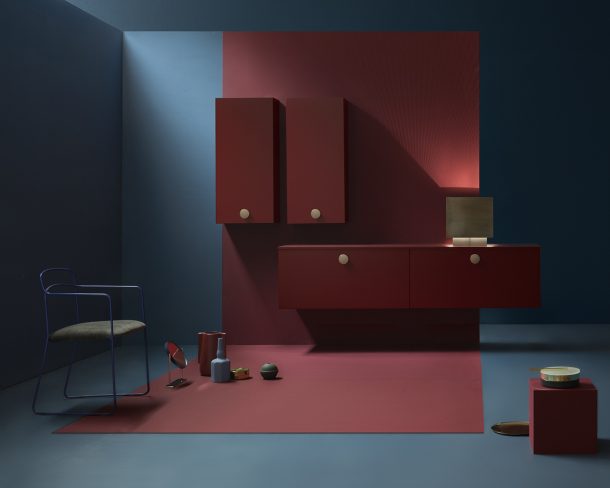 Collezione arredo bagno Maori. Cerasa