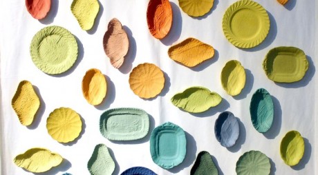 Piatti decorate della collezione: FROM A DIFFERENT CLOTH