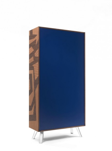 Are, showcase, la credenza intarsiata contemporanea