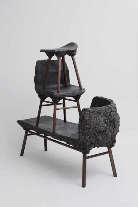 WELL PROVEN CHAIR, la sedia ecosostenibile fatta con gli scarti del legno mescolati con la bioresina