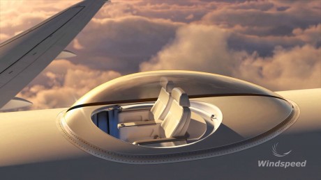 Skydeck, la bolla per viaggiare tra le nuvole