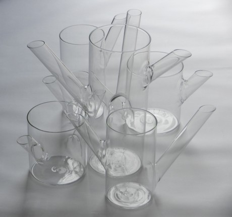 Bramo, il vaso annaffiatoio in vetro borosilicato