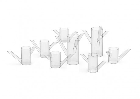 Bramo, il vaso annaffiatoio in vetro borosilicato