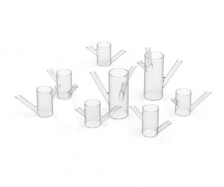 Bramo, il vaso annaffiatoio in vetro borosilicato