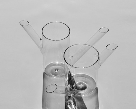 Bramo, il vaso annaffiatoio in vetro borosilicato