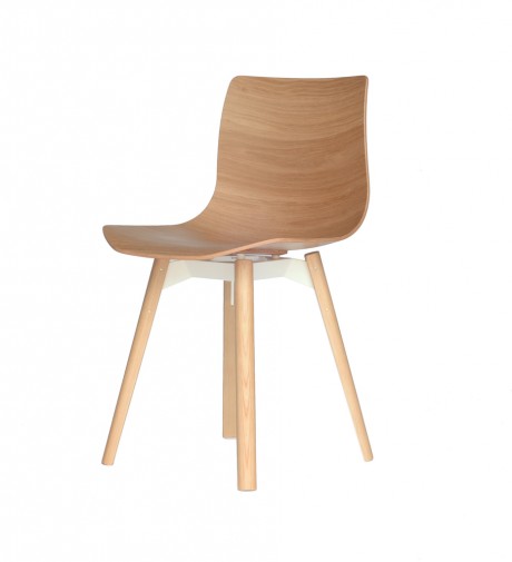 Loku, la sedia impiallacciata