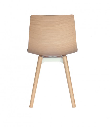 Loku, la sedia impiallacciata