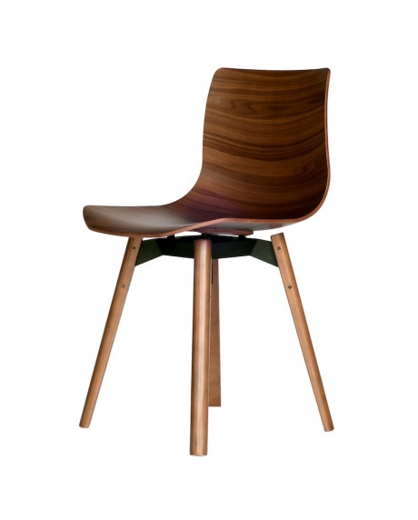 Loku, la sedia impiallacciata