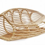 tre panche di design in legno curvato