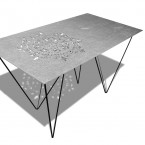 tavolo Crochet in pietra traforata