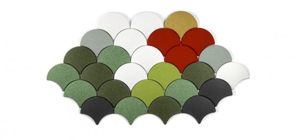 Pannelli fonoassorbenti Gingko di Bla Station