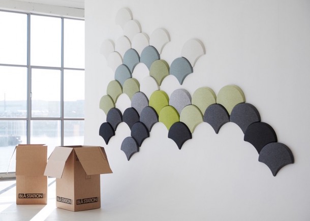 Pannelli fonoassorbenti Gingko di Bla Station