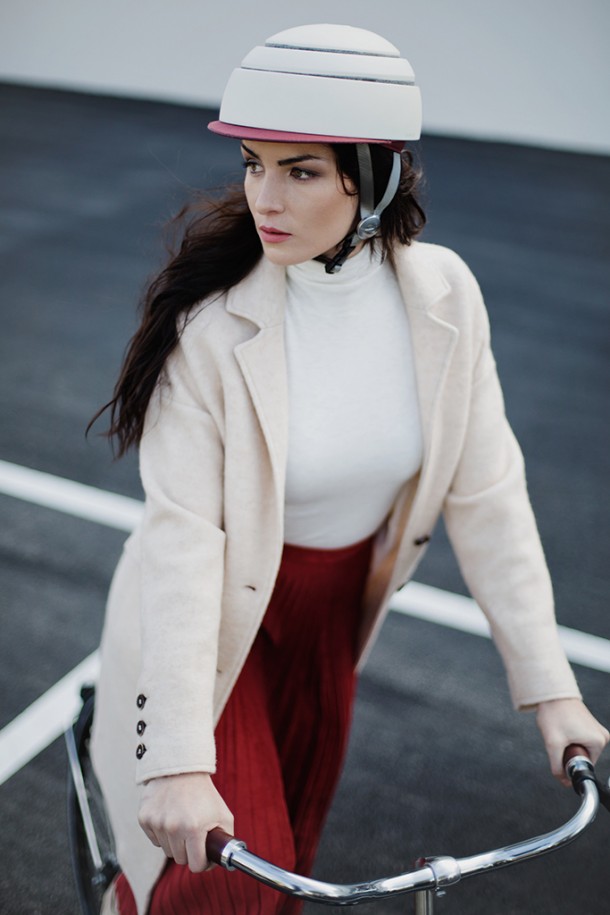 Fuga, il casco che si compatta