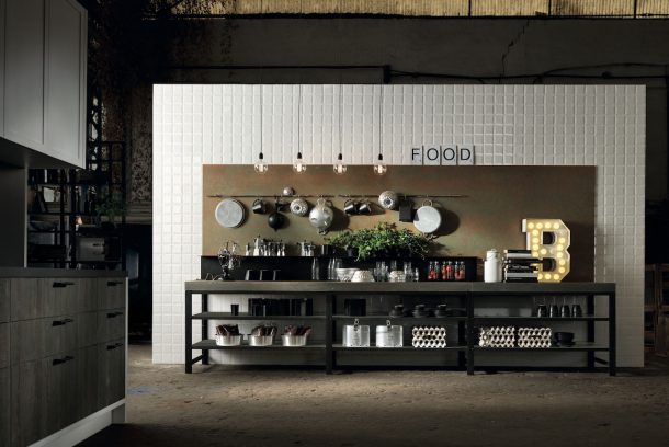 Factory by Aster, la cucina vintage e industriale