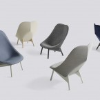 Uchiwa long chair by Hay
