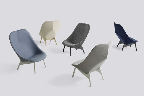 Uchiwa long chair by Hay
